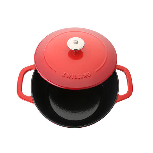 SA-P009 双立人圆形炖锅24cm（红色） 商品图4