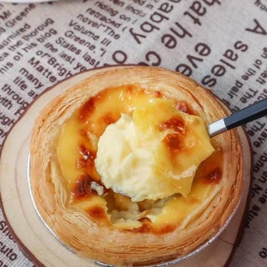 【 五星酒店主厨研发】猫山王榴莲蛋挞2盒 （330g/盒  共6个）  商品图7