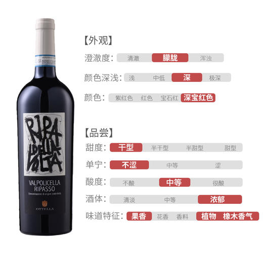 欧德罗里帕索红葡萄酒750ml 商品图3