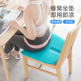 智汇 双层凝胶蜂窝汽车坐垫冰垫多功能鸡蛋透气降温散热清凉蜂巢座垫夏季办公室沙发垫坐椅子冰垫定制