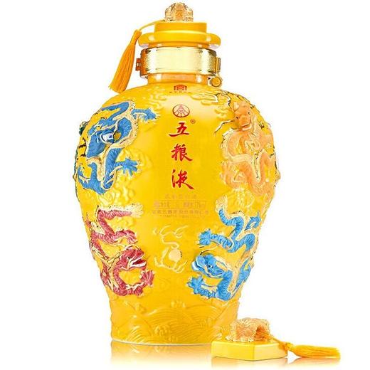 52度五粮液 九龙坛黄坛1.5L+凤坛1.5L  龙凤呈祥 2坛组合套装 商品图7