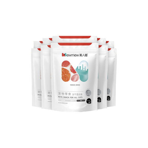 【99元任选8件】美人喵 冻干全系列 拌饭奖励磨牙洁齿猫咪零食 商品图5