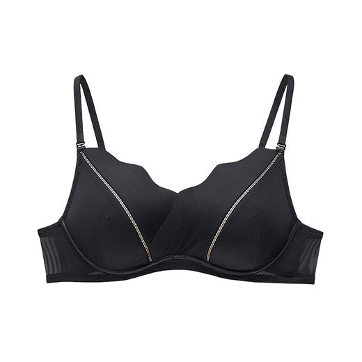 [玩趣法式]系列承托法式舒适透气文胸显小防凸点内衣女夏 商品图1