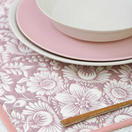 蔓延繁花系列隔热餐垫森系美式风轻奢餐垫 商品图3