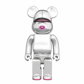 Bearbrick 电镀银空山基 红唇 1000%
