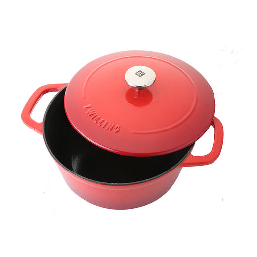SA-P009 双立人圆形炖锅24cm（红色） 商品图3