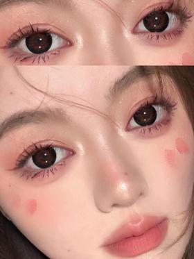 pinkg 半年抛美瞳 危险萝莉 直径14.5mm着色13.9mm