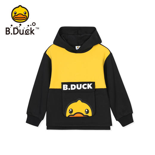 B.Duck小黄鸭童装春秋带帽卫衣(加绒）105-150 BF3208922 商品图8