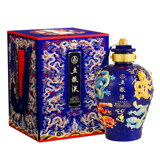 52度五粮液 九龙坛（蓝）1.5L 单瓶 商品图1