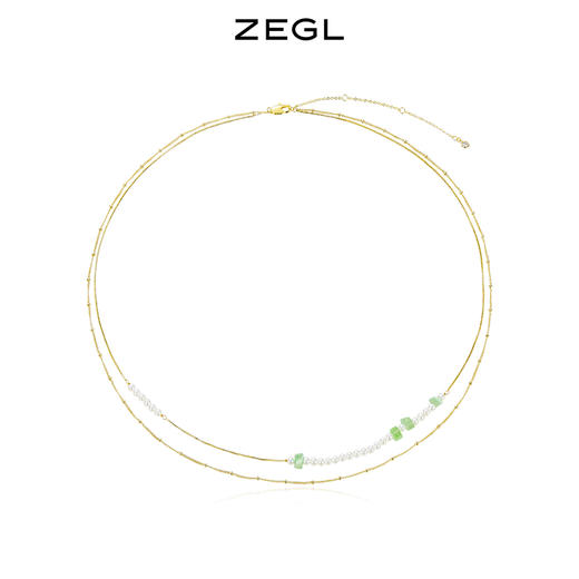 ZEGL设计师人造珍珠晶石头腰链女夏季优雅配裙子身体链网红配饰品 商品图1