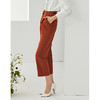EITIE爱特爱秋季新款气质通勤百搭显瘦高腰休闲西装直筒裤女C2105802 商品缩略图3