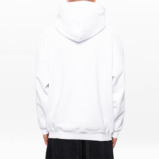 BALENCIAGA 巴黎世家 男士LOGO字母徽标印花连帽卫衣 白色 570811 TIV55 9040 商品图2