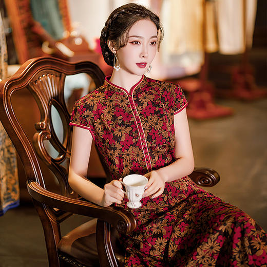 崔万志旗袍 | 2021新品旗袍连衣裙 商品图1