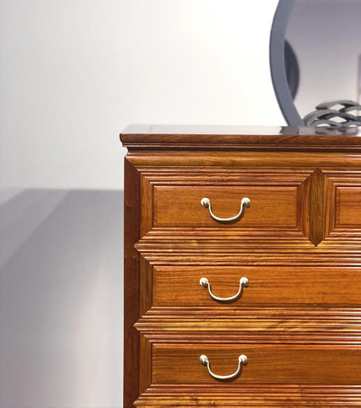 红桥红  家具严选  缅甸花梨（大果紫檀）【120素面六斗柜】 商品图3