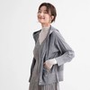价值3000+ 蒋欣款！三宅早秋新款褶皱拉链连帽薄款防晒衣/外套 显瘦百搭 日本进口聚酯纤维 轻盈透气性好 上身舒适 带齐标签吊牌！ 商品缩略图7