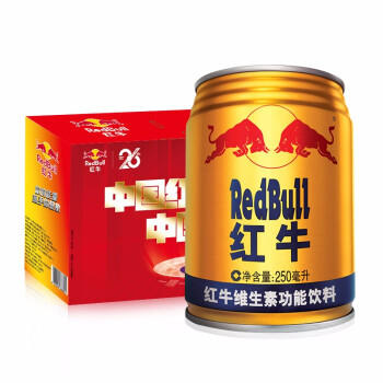 红牛 维生素功能饮料 250ml*12罐 整箱 商品图0