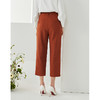 EITIE爱特爱秋季新款气质通勤百搭显瘦高腰休闲西装直筒裤女C2105802 商品缩略图5