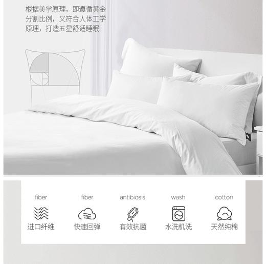 樵纪 | 全棉赛羽绒 枕头芯 可水洗 商品图7
