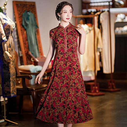 崔万志旗袍 | 2021新品旗袍连衣裙 商品图0