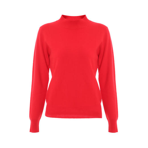 EITIE爱特爱秋季新款时尚气质半高领简约纯色羊毛针织衫上衣6401120 商品图4