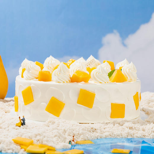 清雪芒芒-新鲜芒果清新爽口，赤藓糖醇奶油微甜更轻盈（高州） 商品图3