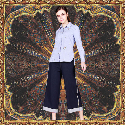 【伯妮斯茵】173F119--蓝色衬衣--不变的方向-《宁静之美》 商品图3