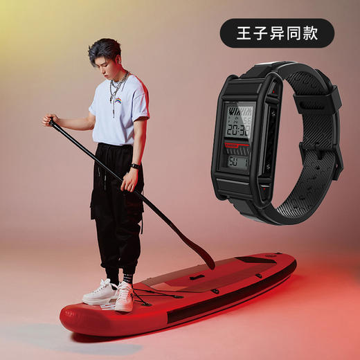 DONHA RANGER绝地黑原创小众手表腕表运动防水国潮电子时尚潮流男 商品图2