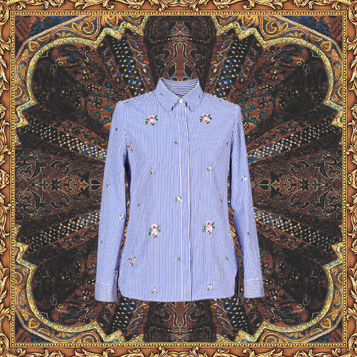 【伯妮斯茵】173F119--蓝色衬衣--不变的方向-《宁静之美》 商品图1