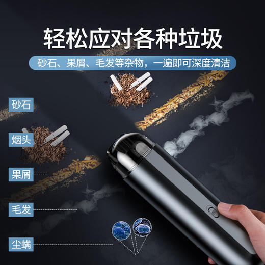【车载吸尘器】倍思 A2吸尘器70W无线便携式车载吸尘器汽车内用清洁器家车两用 商品图1