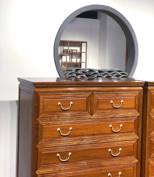 红桥红  家具严选  缅甸花梨（大果紫檀）【120素面六斗柜】 商品图5