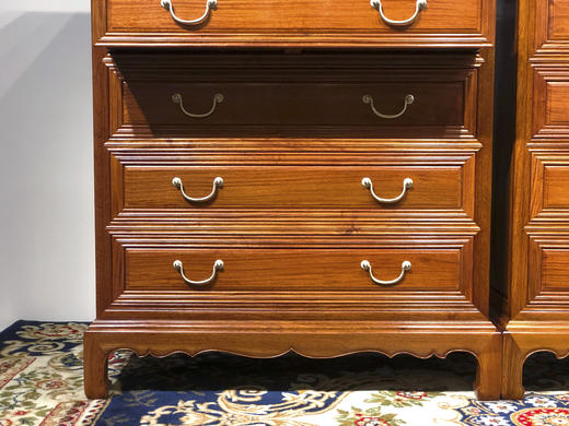 红桥红  家具严选  缅甸花梨（大果紫檀）【120素面六斗柜】 商品图8