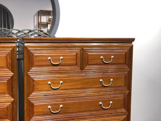 红桥红  家具严选  缅甸花梨（大果紫檀）【120素面六斗柜】 商品图6