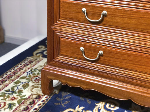 红桥红  家具严选  缅甸花梨（大果紫檀）【120素面六斗柜】 商品图4