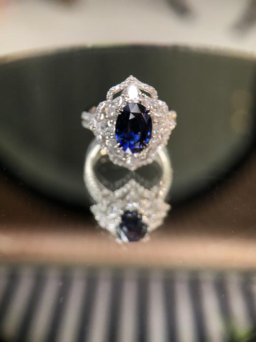 皇家蓝蓝宝石戒指 商品图1