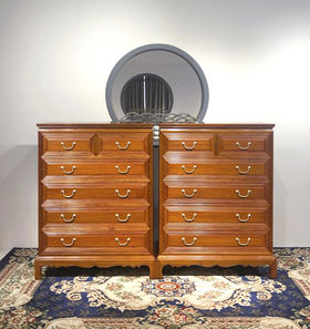 红桥红  家具严选  缅甸花梨（大果紫檀）【120素面六斗柜】