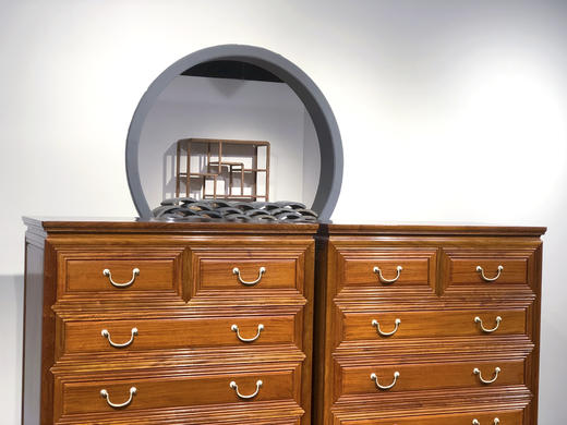 红桥红  家具严选  缅甸花梨（大果紫檀）【120素面六斗柜】 商品图2