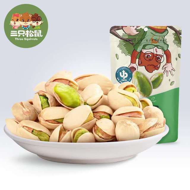 【食品酒水】开心果三只松鼠开心果100g休闲零食坚果特产干果炒货无漂白