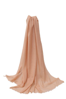  手工织自然植物染色羊绒披肩 SJN18P778B