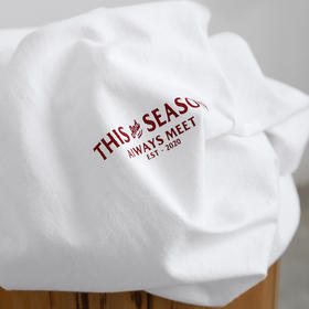 【印花咔叽短袖】白色内搭t恤纯棉宽松男女情侣打底上衣