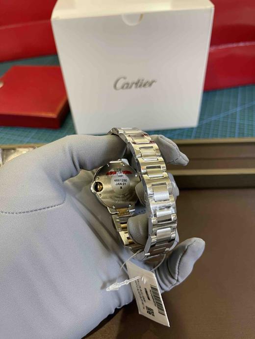 卡地亚Cartier蓝气球石英女表（玫瑰间金带钻款），地表醉强，天花板复刻 商品图4