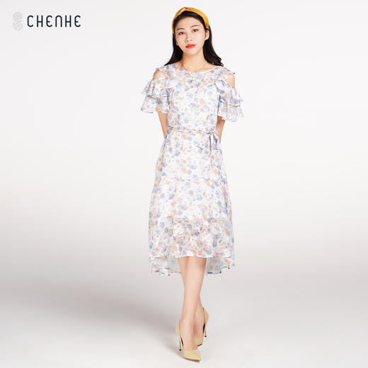 【偏小，拍大一码】 臣禾 碎花连衣裙9212024076  商品图4