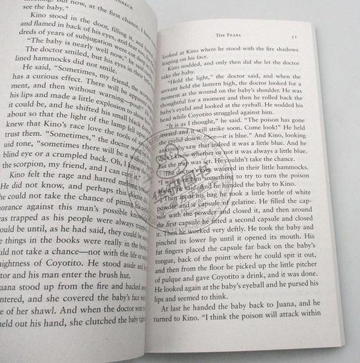 珍珠 英文原版小说 The Pearl 诺贝尔文学奖作家 约翰斯坦贝克 John Steinbeck 进口原版英语书籍 英文版书 商品图1