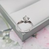 PT900钻石戒指（0.52ct）,圈口： 12#, 商品缩略图1