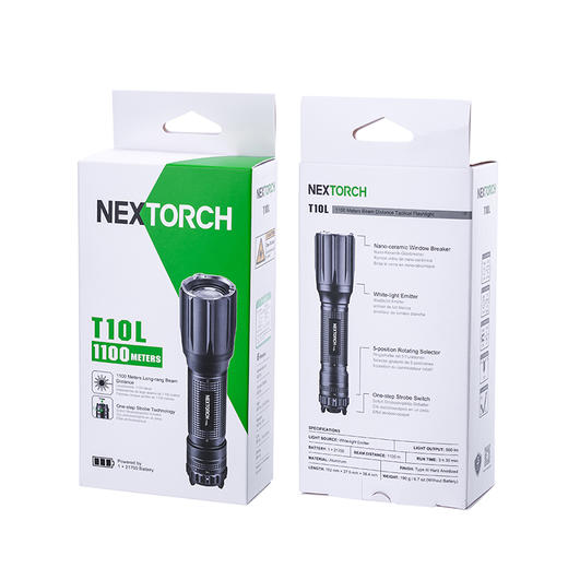 纳丽德（NEXTORCH）T10L白激光远射手电筒 商品图7