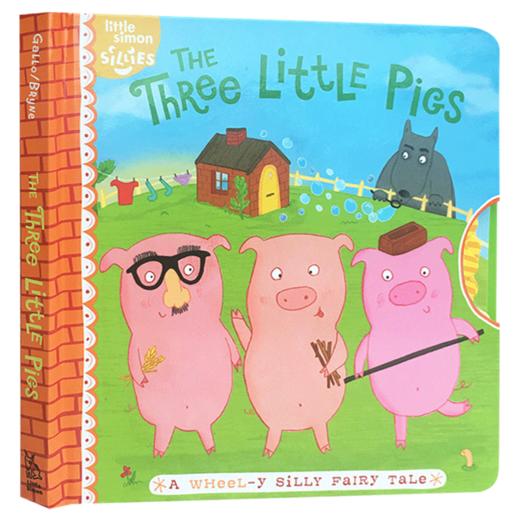 三只小猪 英文原版 The Three Little Pigs 机关操作纸板书 经典童话故事书 儿童英语启蒙早教认知 英文版进口原版书籍 商品图3