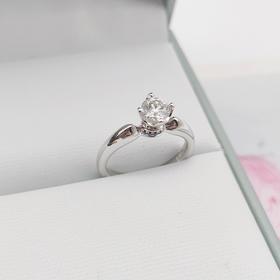 PT900钻石戒指（0.52ct）,圈口： 12#,
