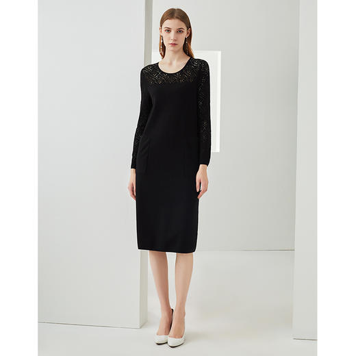 EITIE爱特爱6301006针织连衣裙 商品图2