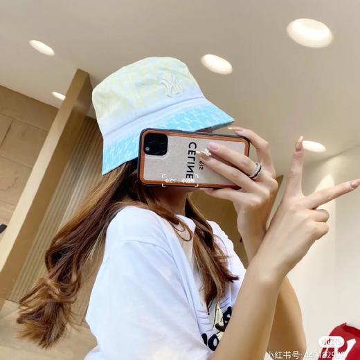 价值79000韩元 出口韩国！韩国ML*B刺绣字母新款经典花渐变渔夫帽/遮阳帽 男女同款 满印LOGO 四季可搭配 带防伪镭射吊牌 商品图2