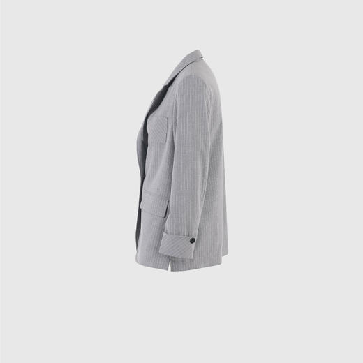 袖翻边两侧开叉西装 商品图2