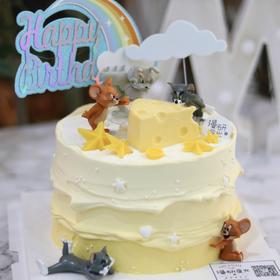 [生日蛋糕]汤姆和杰瑞小奶酪 猫和老鼠款